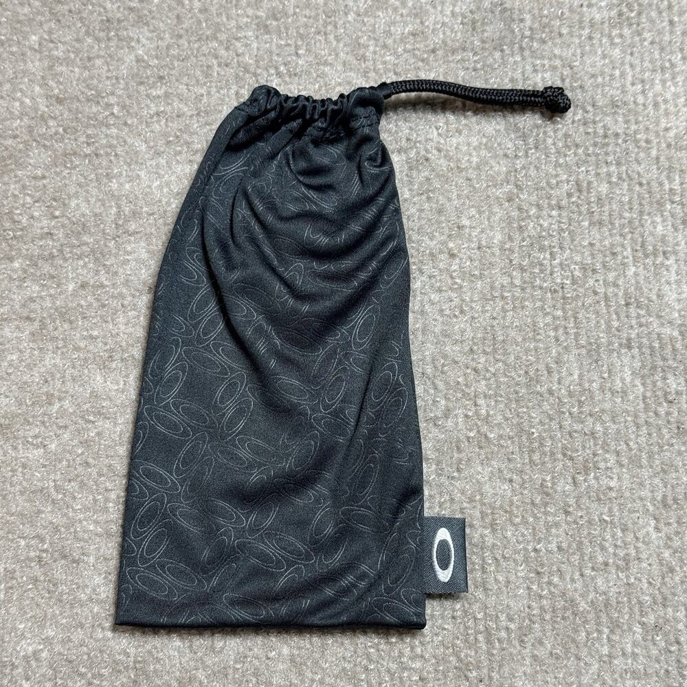 Rare Oakley All-Over Print Microfiber Pouch Sunglasses Bag Case HDO Black GUC